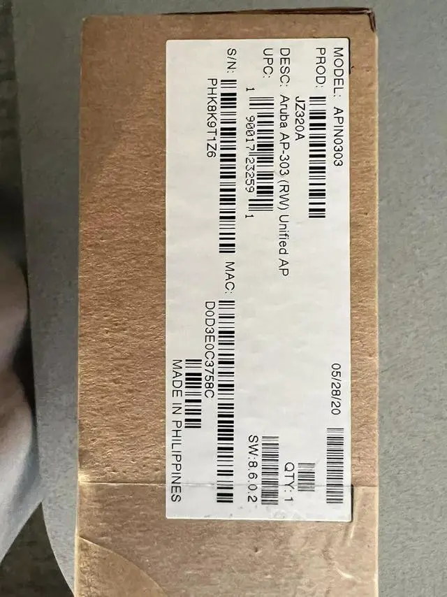 Alt view image 2 of 2 - JZ320A Aruba AP-303 (RW) Dual Radio 2X2:2 IEEE 802.11AC Access Point (New Sealed)