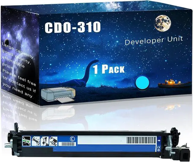 Main image of CDO-310 Compatible Developer Unit Replacement for Pantum High Yield Compatible CM7107DN CP2507DN Printers, Meet Printing Needs (1 Pack Cyan)