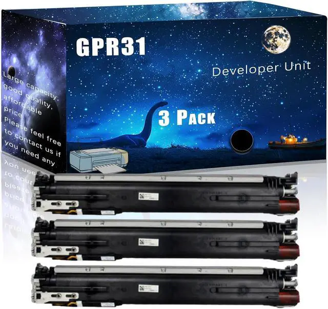 Main image of GPR31 Developer Unit Compatible for Canon ImageRUNNER Advance C5030 C5035 C5235 C5240 Printer,with Chip Large Printing Demands (3 Pack Black)