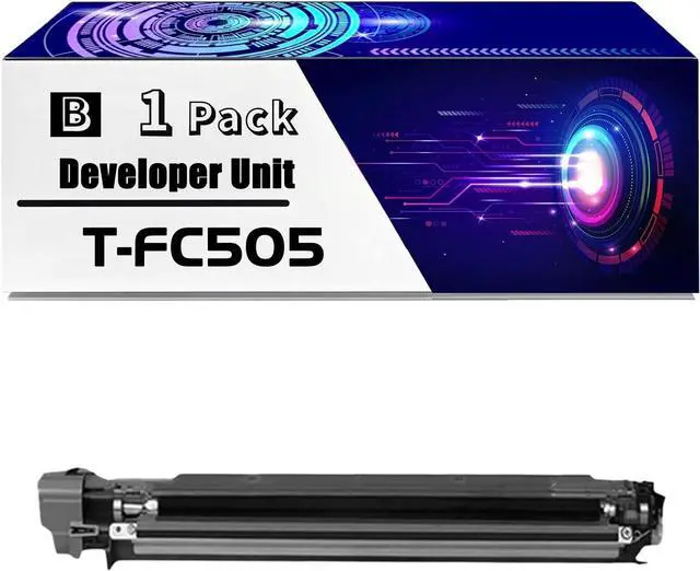 Main image of T-FC505 Developer Unit is Compatible for Toshiba E Studio 2505AC 3005AC 3505AC 4505AC 5005AC Printers, High Yield 60000 Pages, with Chip for Long-Lasting Durability (1 Pack Black)
