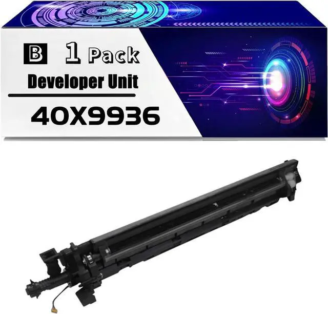 Main image of 40X9936 Developer Unit is Compatible for Lexmark MS911de MX910de MX911dte MX912dxe XM9155 XM9165 Printers, High Yield 50000 Pages, with Chip for Long-Lasting Durability (1 Pack Black)
