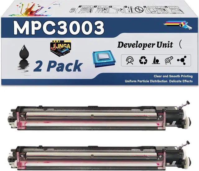 Main image of MPC3003 Developer UnitContains Carrier is Compatible for Ricoh MP C3003 MP C3503 MP C4503 MP C5503 MP Printers (2 Pack Black)