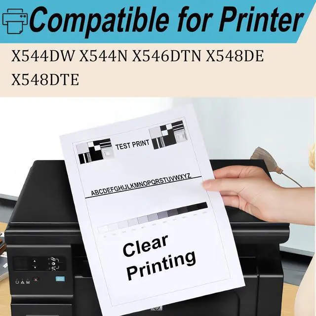 Alt view image 2 of 6 - C540X31G Developer Unit Compatible for Lexmark X544DW X544N X546DTN X548DE X548DTE Printers, High Yield 30000 Pages, Print More Pages (1 Pack Yellow)