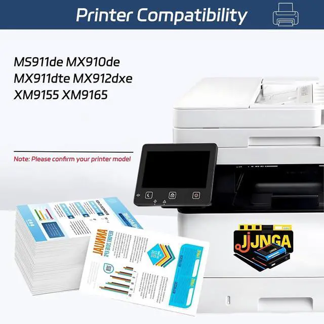 Alt view image 2 of 7 - 40X9936 Developer Unit is Compatible for Lexmark MS911de MX910de MX911dte MX912dxe XM9155 XM9165 Printers, with a Capacity of 50000 Pages and a Very Good Printing Experience (1 Pack Black)