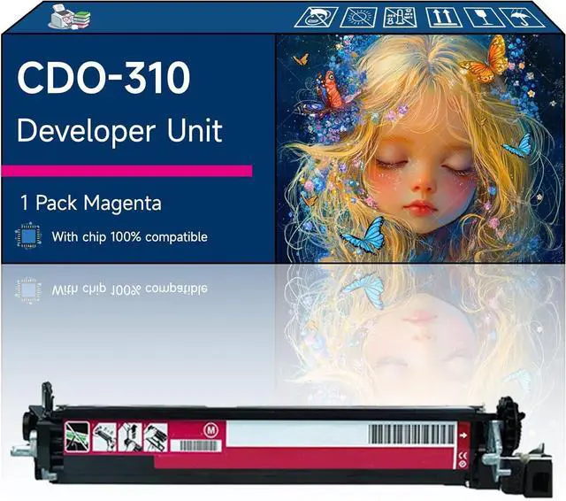 Main image of CDO-310 Developer Unit Compatible with Pantum CM7107DN CP2507DN Printers, High-Yield Vibrant Colors, Sharp Text, Easy Installation, Perfect for Home & Office Use (1 Pack Magenta)