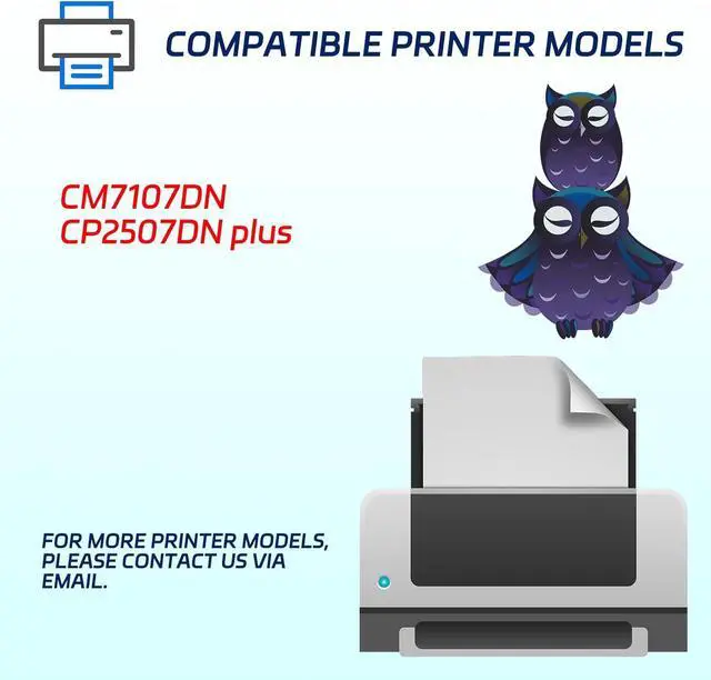 Alt view image 2 of 7 - CDO-310 Developer Unit Compatible for Pantum CM7107DN CP2507DN Plus Printers, with Chip, High Yield 225000 Pages, Vivid Colors (2 Pack Black)