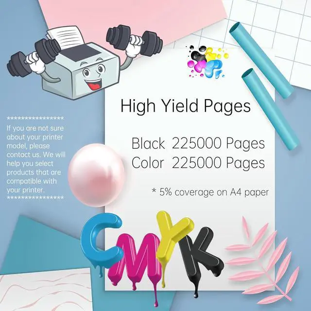 Alt view image 3 of 7 - CDO-310 Developer Unit Compatible with Pantum CM7107DN CP2507DN Plus Printers, High-Yield Vibrant Colors, Sharp Text, Easy Installation, Perfect for Home & Office Use (1 Pack Black)