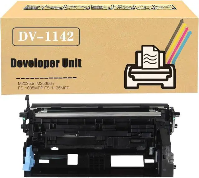 Main image of DV-1142 2MK93020 Black Developer Unit Replacement Compatible for Kyocera Ecosys M2035dn M2535dn FS-1035MFP FS-1135MFP Printer, High Yield 100,000 Pages 1Pack