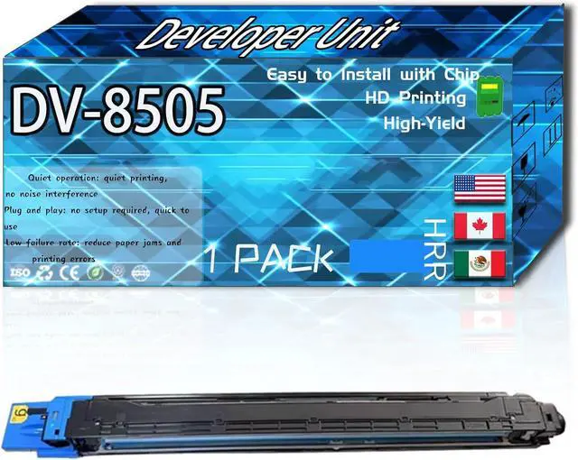 Main image of DV-8505 Developer Unit Compatible for Kyocera TASKalfa 4550ci 5550ci Printers, High Production Replacement (Cyan)