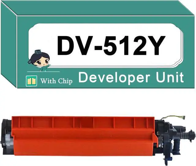 Main image of DV-512Y DV512Y Yellow Developer Unit A2XN08D Compatible for Konica Minolta Bizhub C554 C221 C221s C224 C224e C281 C284 C284e C364 C364e C454 C454e C554e