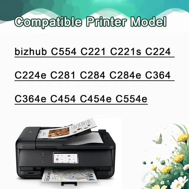 Alt view image 2 of 7 - DV-512Y DV512Y Yellow Developer Unit A2XN08D Compatible for Konica Minolta Bizhub C554 C221 C221s C224 C224e C281 C284 C284e C364 C364e C454 C454e C554e