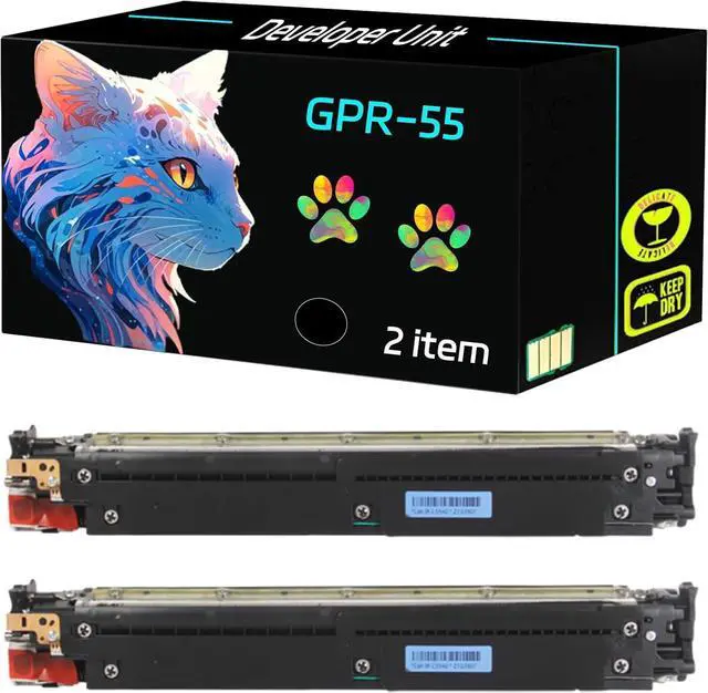 Main image of High Yield GPR-55 Developer Unit Compatible for Canon imageRUNNER Advance C5550iIII C5560i C5560iII C5560iIII DX6000i DXC5735i DXC5740i DXC5750i DXC5760i Printers, Print Clearly (2 Pack Black)