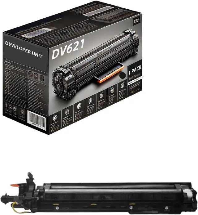 Main image of DV621 ACV803D ACV80KD ACV80ED ACV808D Developer Unit Compatible for Konica Minolta bizhub 300i 301i 360i 361i 451i 551i 651i 750i 751i C450i C451i C550i C551i Printers, Includes Chip (Black)