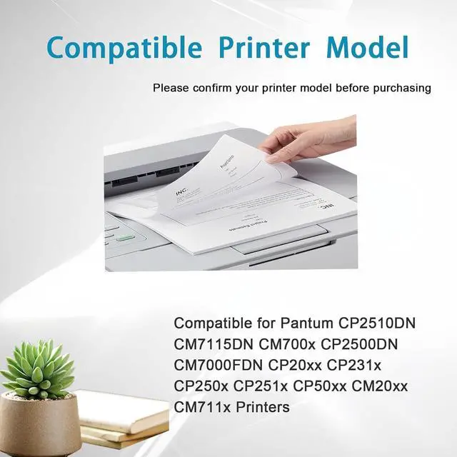 Alt view image 2 of 7 - CDO-350 Developer Unit Compatible for Pantum CP2510DN CM7115DN CM700x CP2500DN CM7000FDN CP20xx CP231x CP250x CP251x CP50xx CM20xx CM711x Printers, High Yield 125000 Pages (Cyan)