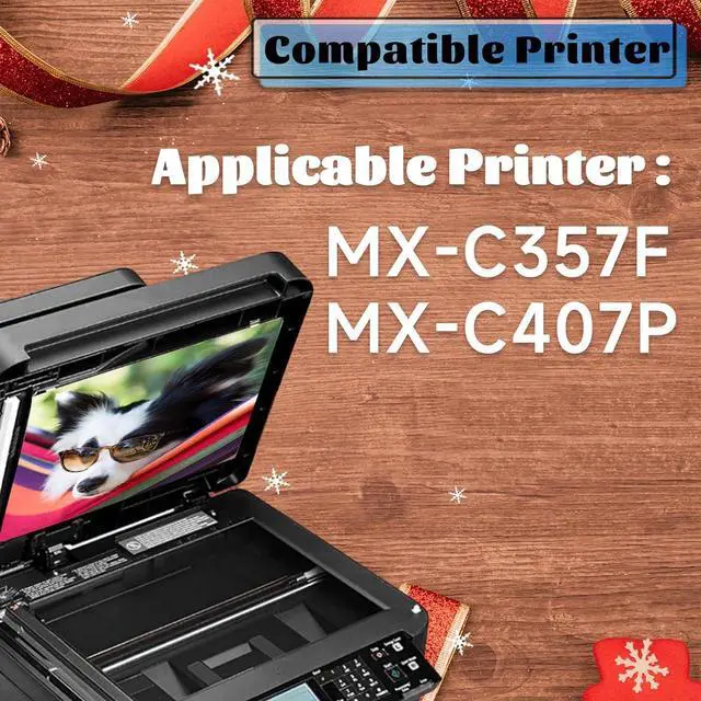 Alt view image 2 of 7 - for Sharp MX-C35TB Developer Unit Replacement Compatible for MX-C357F MX-C407P Printer Cyan