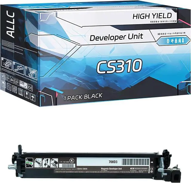 Main image of Compatible for Lexmark CS310 Developer Unit Work for Lexmark CS310dn CS310n CS317dn CS410dtn CS410n CS417dn CS510de CS510dte CS517de Printers, with Chip, High Yield 20000 Pages (Black)