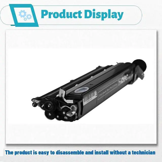 Alt view image 4 of 7 - Compatible 78C0D10 78C0D20 78C0D30 78C0D40 Developer Unit Replacement for Lexmark CS421 CS421dn CS521 CS521dn CS622 CX421 CX522 CX622 CX625 Printer (4Pack Black+Cyan+Yellow+Magenta)