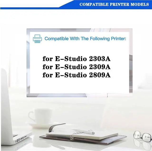 Alt view image 2 of 7 - Compatible T-2309 Imaging Unit (with Developer Unit) for Toshiba E-Studio 2303A 2309A 2809A Printer, High Yield 60,000 Pages 1Pack