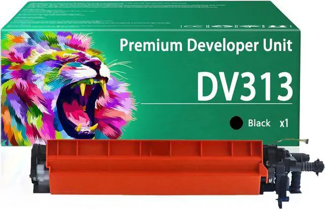 Main image of DV313 Developer Unit Compatible for Konica Minolta DV313 DV-313 A7U403D A7U40KD A7U40ED A7U408D Developer Unit Work for Konica Minolta Bizhub C258 C308 Printers 1 Black Pack
