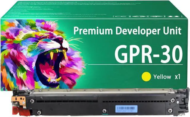 Main image of GPR-30 Developer Unit Compatible for Canon GPR-30 GPR-31 NPG-45 NPG-46C-EXV28 C-EXV29 Developer Unit Work for Canon Image Runner Advance C5051 C5030 C5035 Printers 1 Yellow Pack
