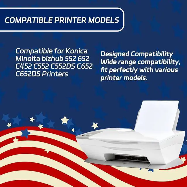Alt view image 2 of 7 - ALLC DV612 Developer Unit Compatible with Konica Minolta bizhub 552 652 C452 C552 C552DS C652 C652DS Printers, High Yield 1240000 Pages, Experience Superior Printing (Black)