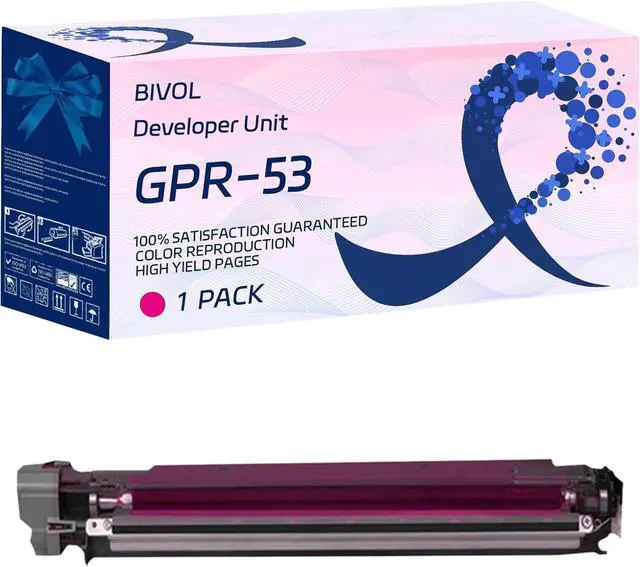 Main image of GPR-53 Developer Unit Compatible for Canon imageRUNNER ADVANCE C3325i C3330i C3525i C3530i DX C3720i DX C3725i DX C3730i Printers, High Yield 160000 Pages (Magenta)