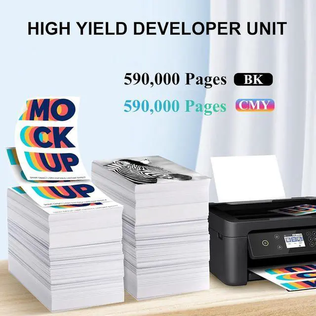 Alt view image 3 of 6 - DV512 High Yield Developer Unit Replacement Compatible A2XN03D A2XN0KD A2XN0ED A2XN08 for Konica Minolta C224 C224e C284 C284e C364 C364e C454 C454e C554 C554e Printer,Magenta-1 Pack