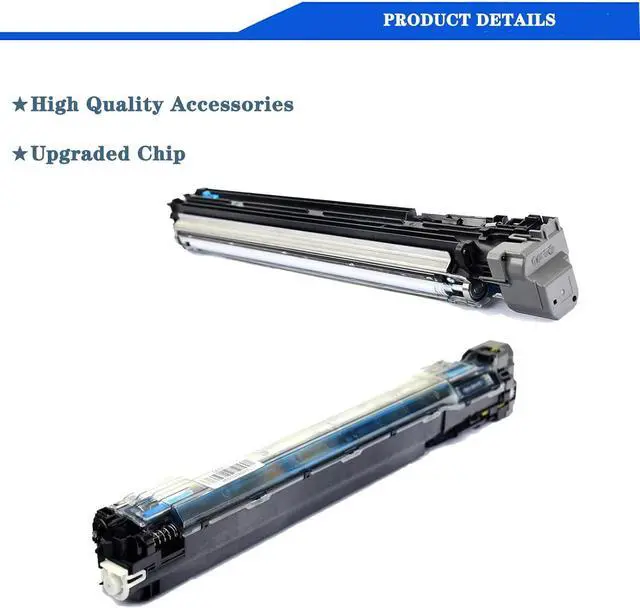 Alt view image 4 of 7 - QUNINE Compatible for Canon GPR-53 Developer Unit, Large Capacity Work with ImageRUNNER Advance C3325i C3330i C3525i C3530i DX C3720i C3725i C3730i Printer, High Yield 150, Yellow