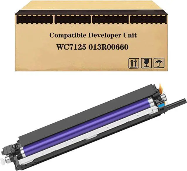 Main image of Compatible Replacement for Xerox WC7125 013R00657 013R00658 013R00659 013R00660 Developer Unit Work with 7220 7225 7120 7125 Printer 1 Cyan