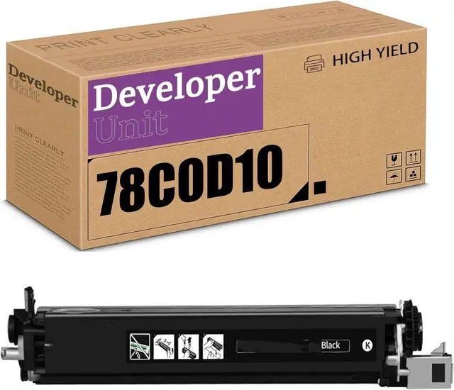 Main image of Compatible Developer Unit for Lexmark 78C0D10 78C0D20 78C0D30 78C0D40, for C2240 C2325 C2425 C2535 MC2325 MC2425 MC2535 MC2640 XC2235 XC4240 Printer (Black)