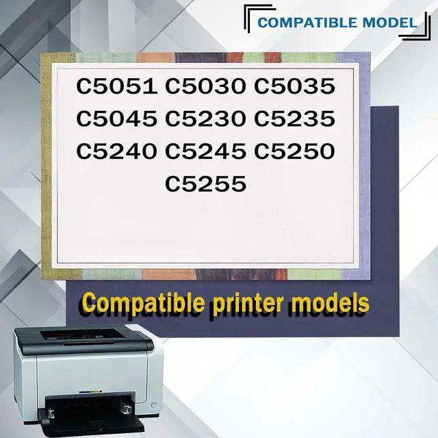 Alt view image 2 of 7 - Compatible GPR-30 (GPR30BK C M Y) Developer Unit Replacement for Canon C5051 C5030 C5035 C5045 C5230 C5235 Printer Magenta