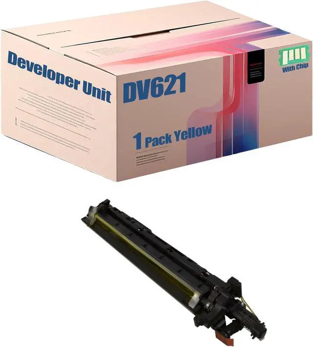 Main image of Compatible for Konica Minolta bizhub 650i 750i C450i C550i C650i C750i Printers, DV621 Developer Unit ,High Yield 600000 Pages (Yellow)