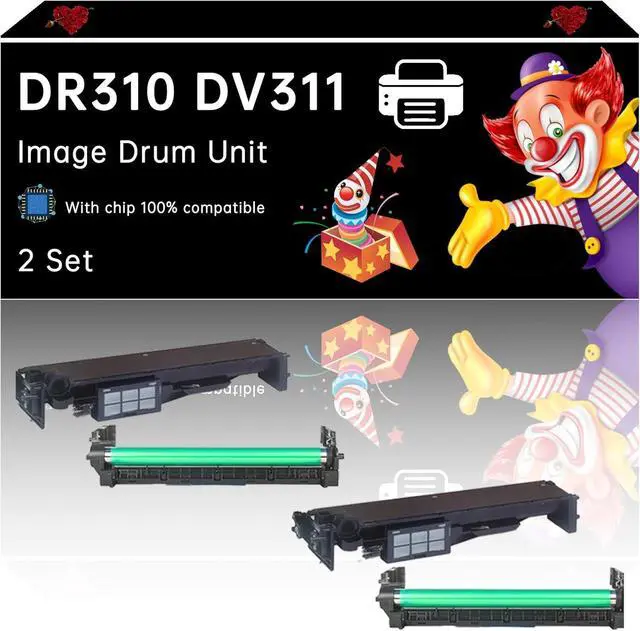 Main image of DR310 DV311 Image Drum Unit Compatible with Konica Minolta (Drum Unit+Developer Unit) bizhub 250 350 282 362 2510 3510 AD 258 288 358 Printers (2 Set)