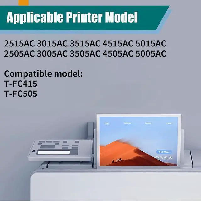 Alt view image 2 of 7 - T-FC415 T-FC505 Developer Unit Compatible Replacement for Toshiba E-Studio 2515AC 3015AC 3515AC 3005AC 5005AC Printer (1Magenta)