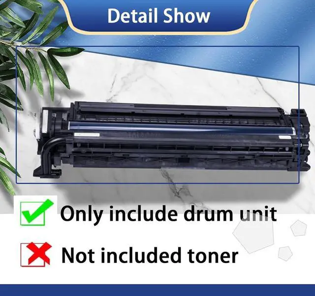 Alt view image 4 of 7 - Compatible for Ricoh MP C2004 C2504 Drum Unit Replacement, MPC2004 MPC2504 Imaging Drum Kit (with Developer Unit) black*1