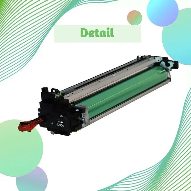 Alt view image 4 of 7 - DR612 IU612 Compatible Drum Units with Chip, Work for Bizhub 552 652 C452 C552 C552DS C652 C652DS Printers, Imaging Unit Replacement 120,000 Pages Bk Developer