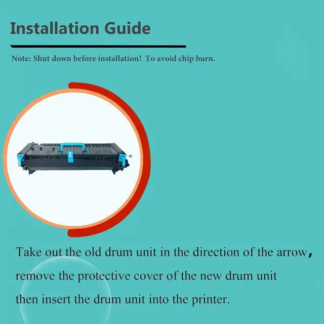 Alt view image 5 of 7 - DR-310 Drum Cartridge Compatible for Konica Minolta Bizhub 200 222 250 282 350 362 2510 3510 Printer, DV-310 Developer Drum Unit (DR-310)