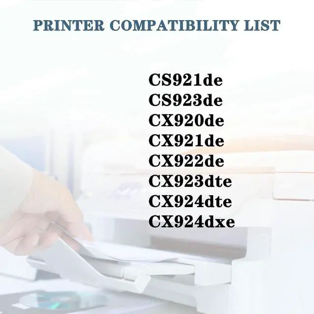 Alt view image 2 of 7 - Compatible 76C0PK0 76C0PV0 Photo Conductor Unit for Lexmark CS921de CS923de CX920de CX921de CX922de CX923dte CX924dte CX924dxe Printer, High Yield 80,000Pages Black