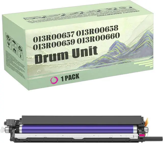 Main image of High Yield 013R00657 013R00658 013R00659 013R00660 Drum Unit Replacement for Xerox WorkCentre 7120 7120T 7125 7125T 7220 7220i 7225 7225i Printer Magenta 80000 Pages