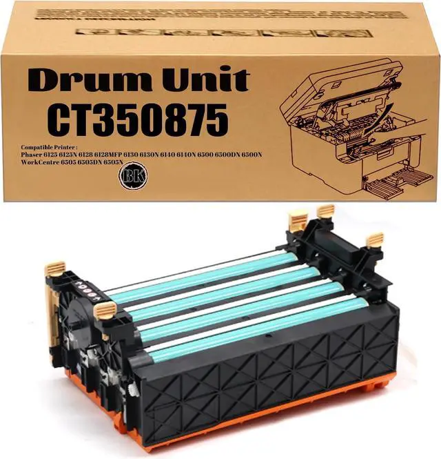 Main image of CT350875 High Yield Drum Unit Replacement for Xerox Phaser 6125 6125N 6128 6128MFP 6130 6130N 6140 6140N 6500 6500DN 6500N for WorkCentre 6505 6505DN 6505N Printer