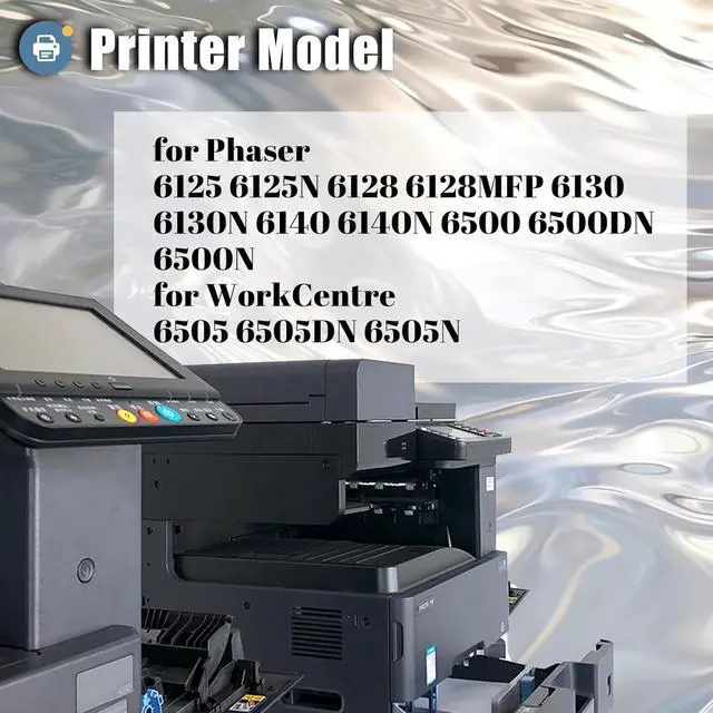 Alt view image 2 of 7 - CT350875 High Yield Drum Unit Replacement for Xerox Phaser 6125 6125N 6128 6128MFP 6130 6130N 6140 6140N 6500 6500DN 6500N for WorkCentre 6505 6505DN 6505N Printer