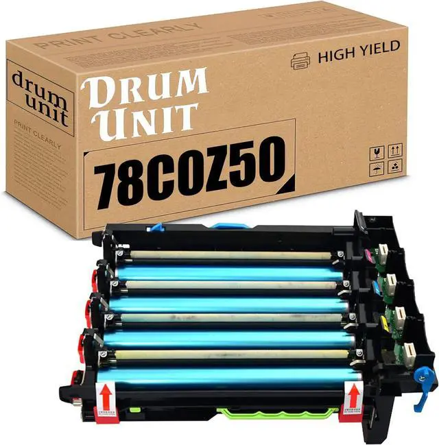 Main image of Compatible Drum Unit Replacement for Lexmark 78C0ZV0 Black / Color Imaging Drum Kit ,High Yield Work with CX421adn CX522ade CX622ade CX625 MC2425 MC2535 1Set