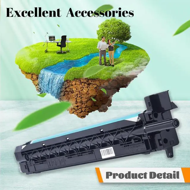 Alt view image 4 of 7 - Compatible for HP W9044MC Drum Unit Replacement for Color Laserjet Managed MFP E77822dn E77822Z E77825dn E77825Z E77830dn E77830Z Printer 1 Cyan