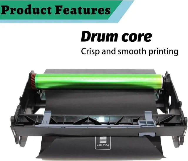 Alt view image 4 of 7 - Compatible Drum Unit Replacement for Lexmark E260,Work for E260 E260D E260DN 360 360D E360DN E360N E460DN E460DW E460dtn E462dtn Printer 1 Pack