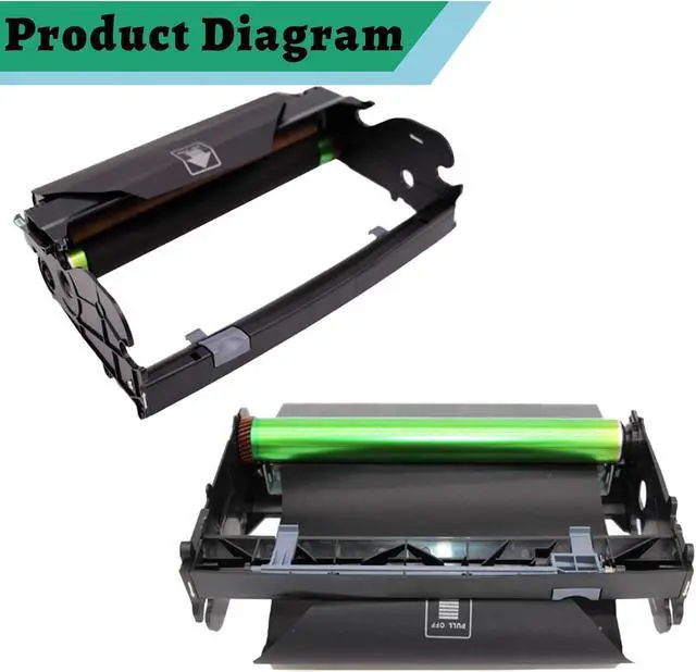 Alt view image 6 of 7 - Compatible Drum Unit Replacement for Lexmark E260,Work for E260 E260D E260DN 360 360D E360DN E360N E460DN E460DW E460dtn E462dtn Printer 1 Pack
