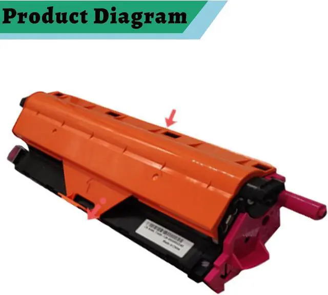 Alt view image 6 of 7 - C925X72G C925X73G C925X74G C925X75G Drum Unit Replacement Compatible for Lexmark C925 C925DE X925 X925DE Printer Black