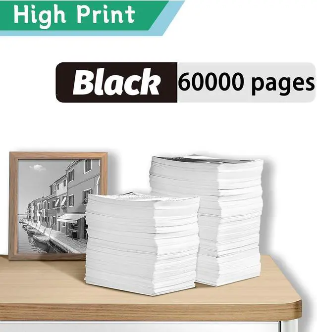 Alt view image 3 of 7 - 56F0Z00 Drum Unit Replacement Compatible for Lexmark M3250 XM3250 Printer 2 Black