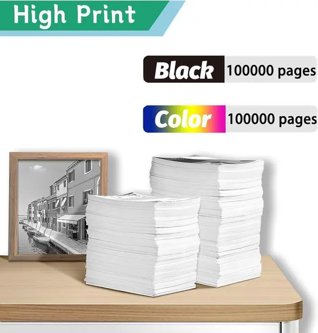 Alt view image 3 of 7 - WC7425 Drum Unit, Replacement 013R00647 Drum Unit, Compatible for Xerox WorkCentre 7425 7428 7435 Printer 1 Yellow