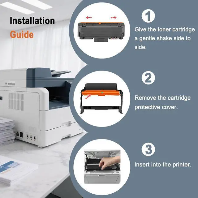 Alt view image 5 of 7 - Compatible MLT-R118 Drum Unit Replacement for Samsung MLTR118 Printers to Use with Xpress M3015DW Xpress M3065FW Printer,Long-Lasting and Accurate Printing 4set