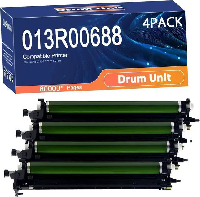 Main image of Compatible 013R00688 Drum Unit Replacement for Xerox Printers to Use with VersaLink C7120 C7125 C7130 Printer,Long-Lasting and Accurate Printing 4set